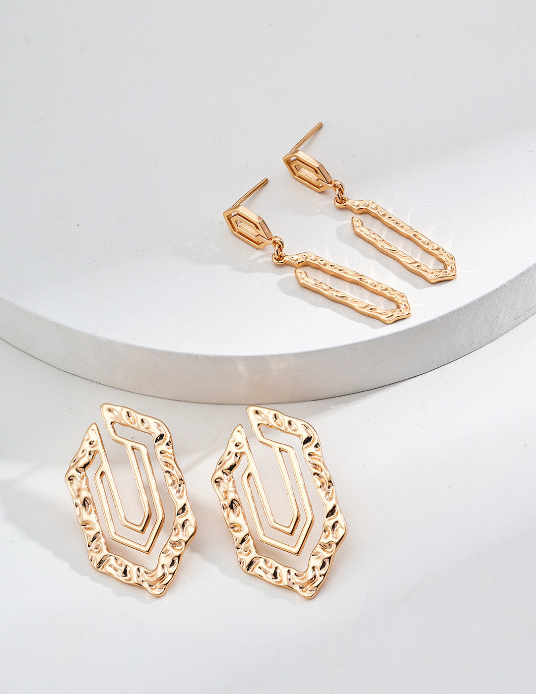 18K Gold S925 Silver - Astra Drop Earrings