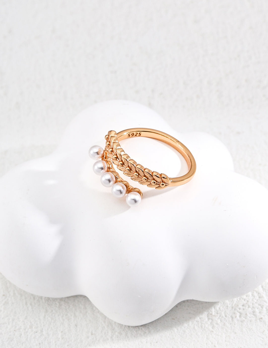 18K Gold S925 Silver - Harvest Pearl Ring