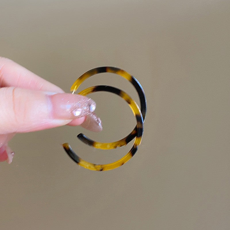 Mélade Luxe Resin Collection - Hoop Earrings
