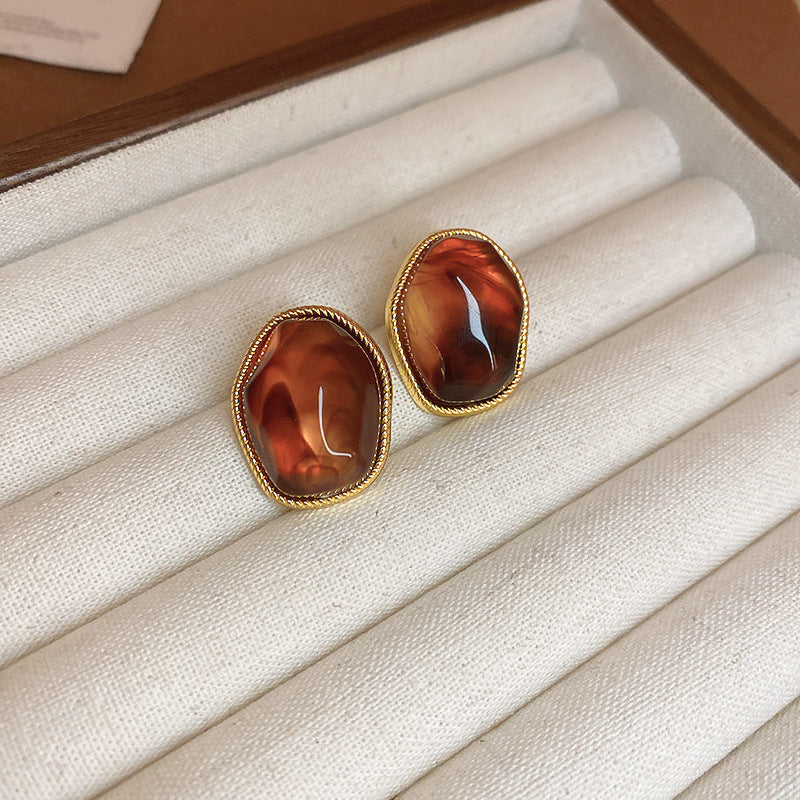 Mélade Luxe Resin Collection - Stud Earrings