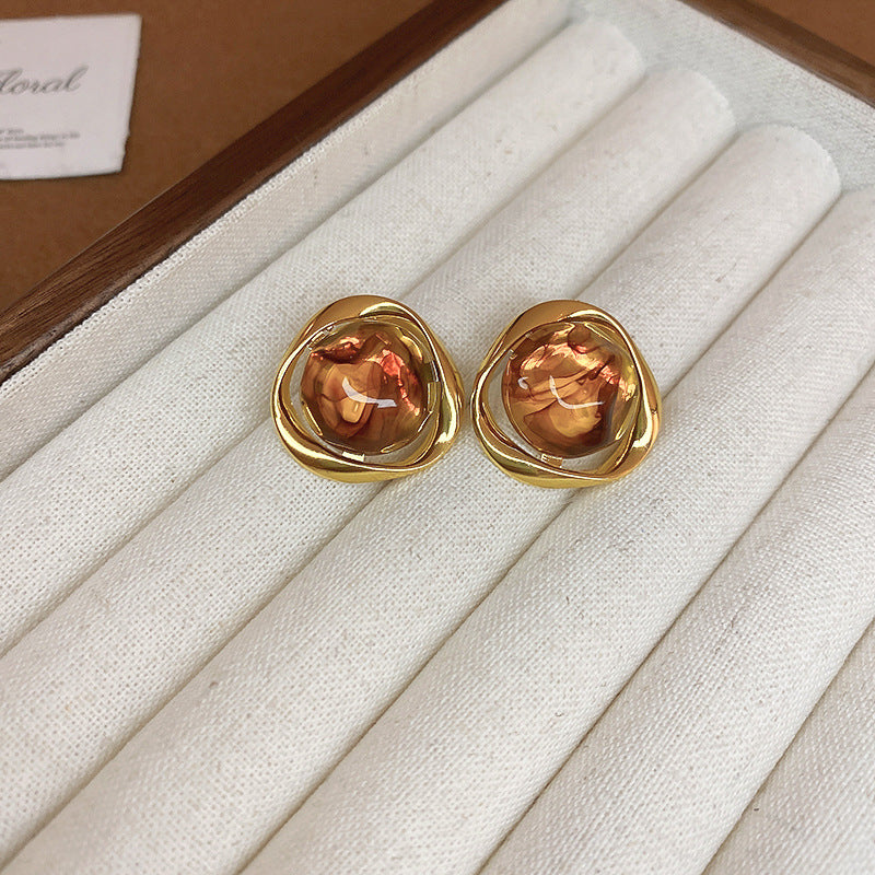 Mélade Luxe Resin Collection - Stud Earrings