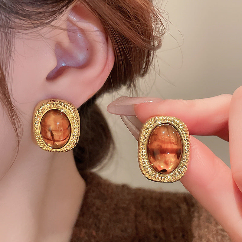 Mélade Luxe Resin Collection - Stud Earrings
