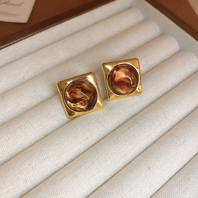 Mélade Luxe Resin Collection - Stud Earrings