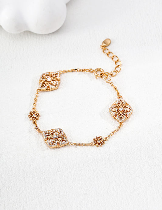  Aurelle Quatrefoil Bracelet - gold