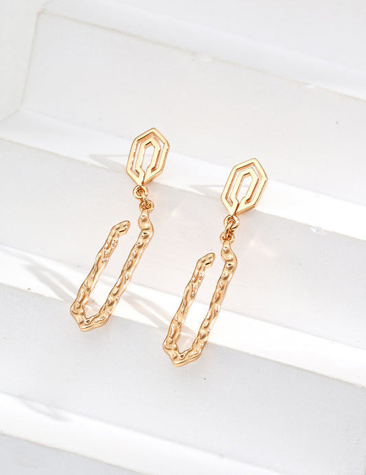 18K Gold S925 Silver - Astra Drop Earrings