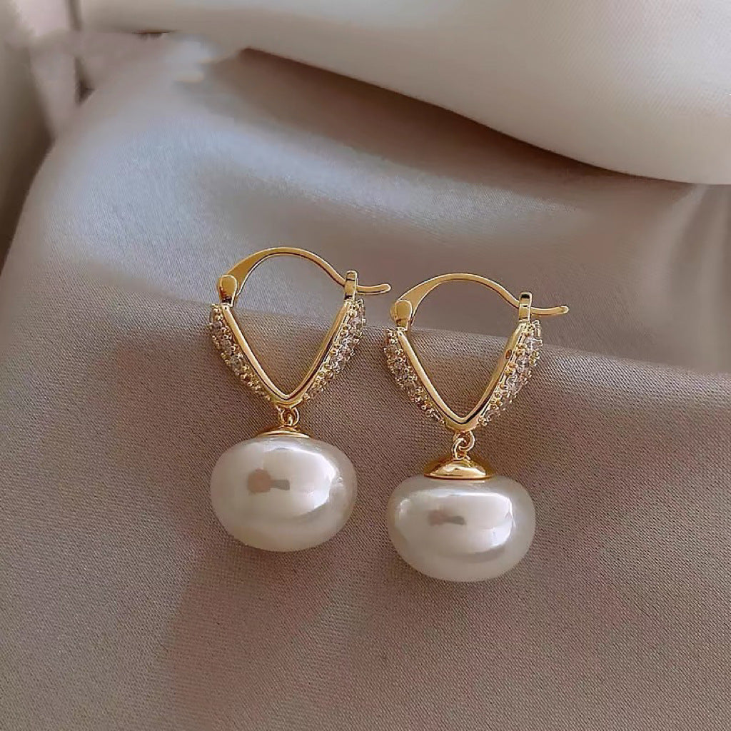 Elegant Pearl Collection - Drop Earrings