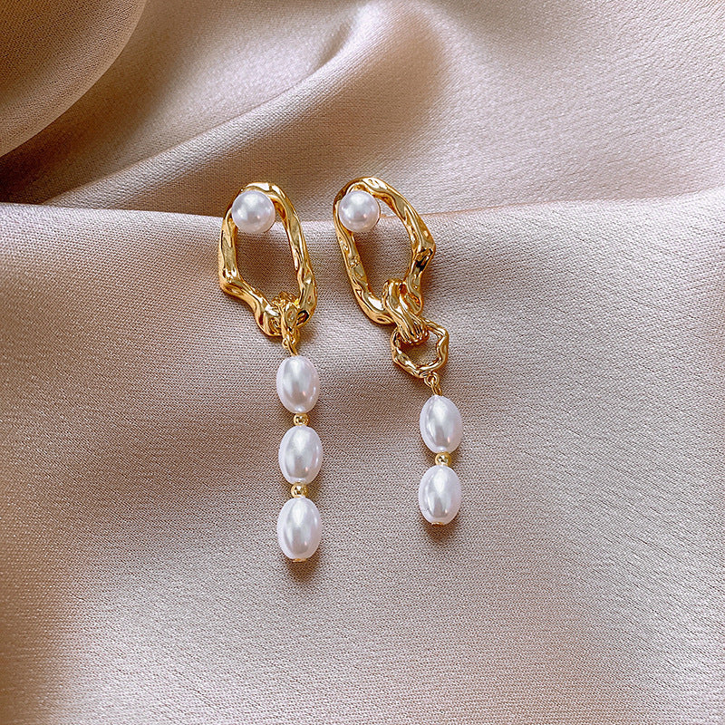 Elegant Pearl Collection - Drop Earrings