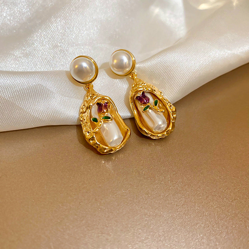 Elegant Pearl Collection - Drop Earrings