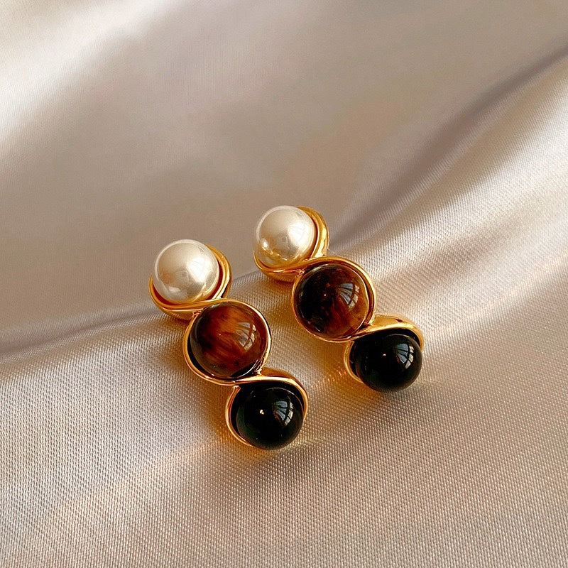 Tiger's Eye Gem Earrings Collection