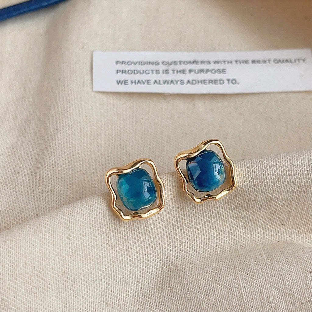 Azure Allure Earring Collection - Something Blue