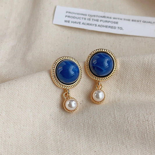 Azure Allure Earring Collection - Something Blue