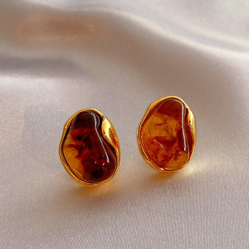 Mélade Luxe Resin Collection  - Stud Earrings