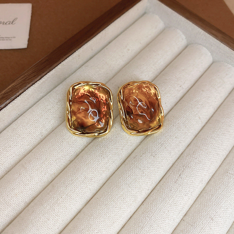 Mélade Luxe Resin Collection  - Stud Earrings